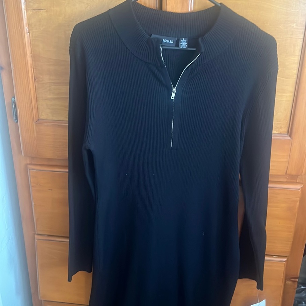 Women’s black long sleeve dress